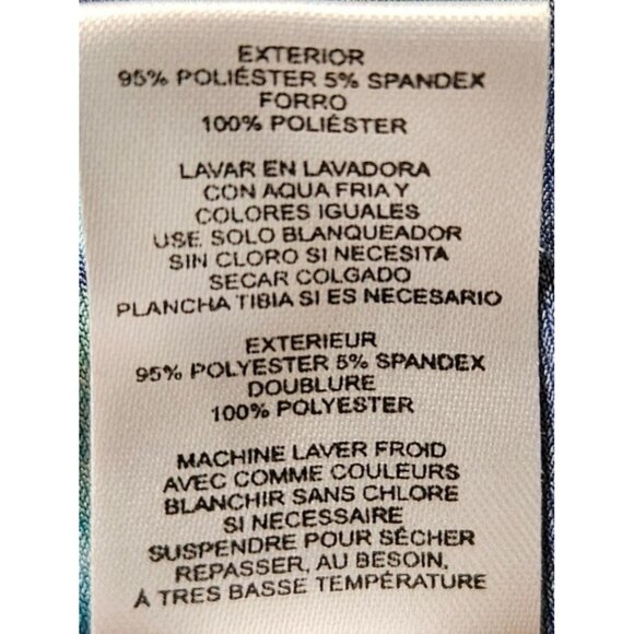 Jessica H. Woman Size 10 Floral Midi Dress Ruched Waist Sleeveless Colorful - Picture 6 of 6